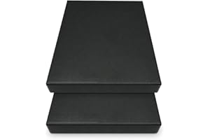 Golden State Art, Archival Folio Storage Box 11x14, Clamshell Design with Metal Edge, Preserve and Store Photos Documents Car