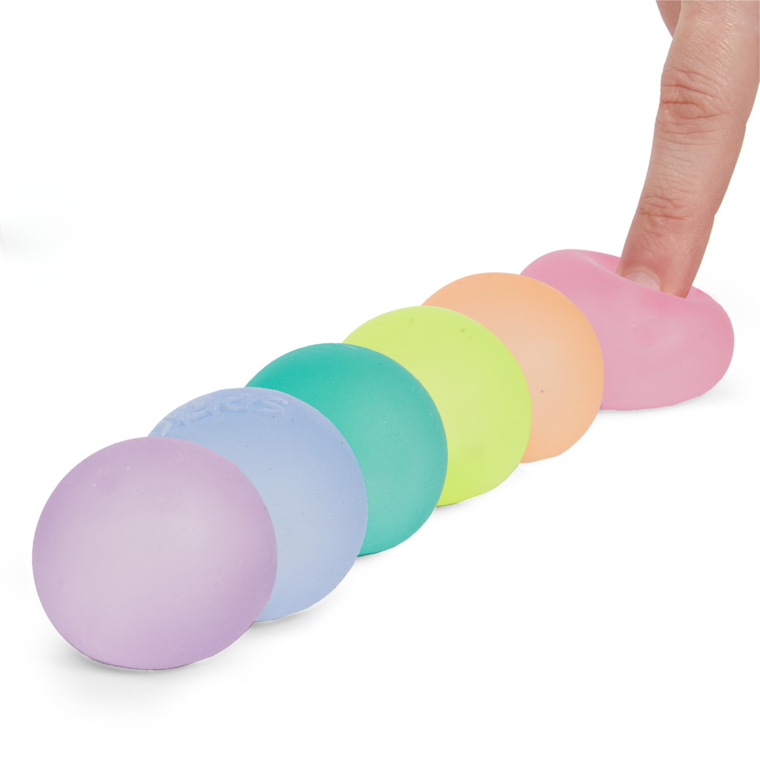 Speks Mini Gump Stress Balls | Ultra Soft Squishy Fidget Toy for Adults & Teens | Stress Relief & Desk Toy | Prism