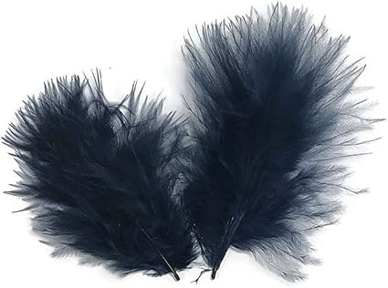 Amazon Com 1 Pack Navy Blue Turkey Marabou Short Down Fluff