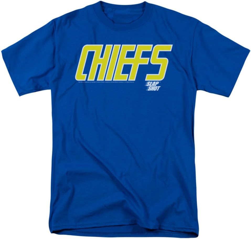 Slap Shot Men's Chiefs Logo T-Shirt Royal