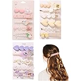 Fashion Hair Clips Set 2.36 inch Acrylic Resin Hair Clips for Girls and Women Barrettes for Makeup, Washing Face, Hair Styling
