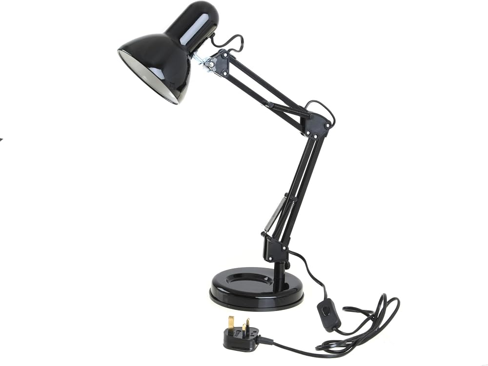 Homelife for easy living Swing Poise Desk Lamp 35W Black L945BK