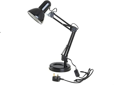 Homelife for easy living Swing Poise Desk Lamp 35W Black L945BK
