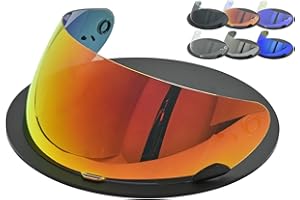 Logto Replacement Motorcycle Helmet Visor Shield for Star RS-1 Vortex Qualifier Revolver Helmet Accessories Universal