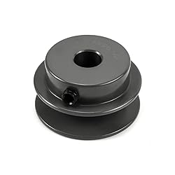 QWORK Single Groove Web Sheaves, 2.05" OD 1/2" Bore