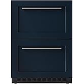 KoolMore 24 in. Panel Ready Built-in Double Refrigerator, Frost-Free Undercounter Fridge with Digital Temperature Control, St