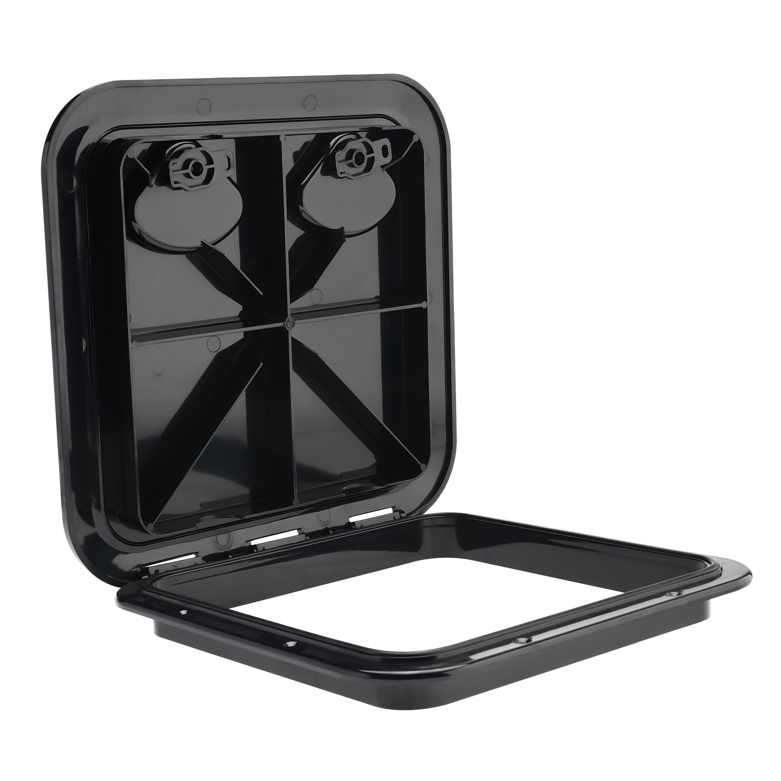 Photo 1 of ***PARTS ONLY *****NovelBee Boat Deck Hatch,14-1/2" X 14-3/4" Marine Deck Hatch Access Hatch and Lid Hatch for Boat Caravan RV (Black)