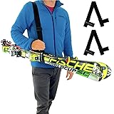 StoreYourBoard Ski Carrier Strap 2-Pack, Adjustable