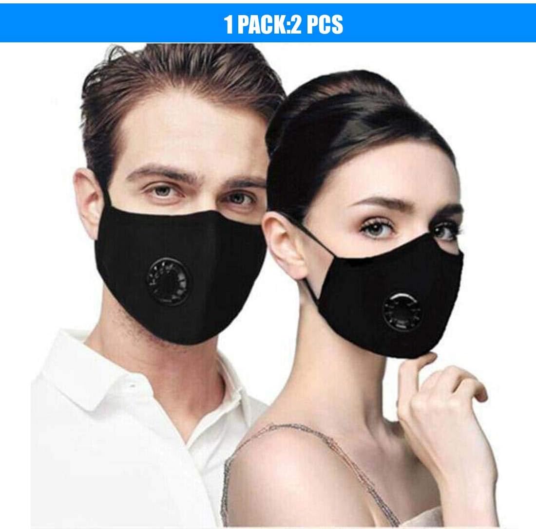 2 PCS Cotton ρM2.5 Activated Carbon Mouth Activated Carbon Filter Replaceable Anti Haze Filter Paper ，Anti-Dust Mouth Cover