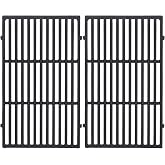 Leship 19.5 inch Cooking Grates Replace for Weber 7524, 7528, Weber Genesis 300 Series Genesis E310 E320 E330 S310 S320 S330 EP310 EP320 EP330 Grills, Cast Iron Grill Grates (19.5" x 12.9" Each)