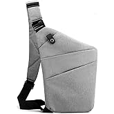 Anti Theft Travel Bag, One Shoulder Large Capacity Cross-body Bag Chest Fashion Lightweight Sling Bags for Travel Sports