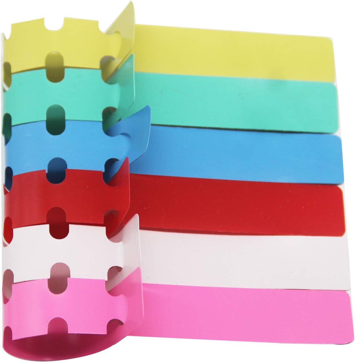 500 Pcs 5 Colos Plastic Plant Hanging Tree Tags Nursery