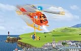 Simba Fireman Sam Wallaby Helicopter with Tom Figure, Sound, Light, Winch view 2
