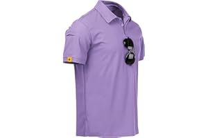 SCODI Polo Shirts for Men Casual Short Sleeve Golf Polo Athletic Daily Collared Shirt Tennis T-Shirt