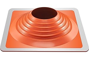 VEVOR Roof Pipe Flashing Boot, Fit Pipe OD 10" to 18", Flexible Silicone Roofing Jack Pipe Flashing, High Temp -101℉ to 437℉,