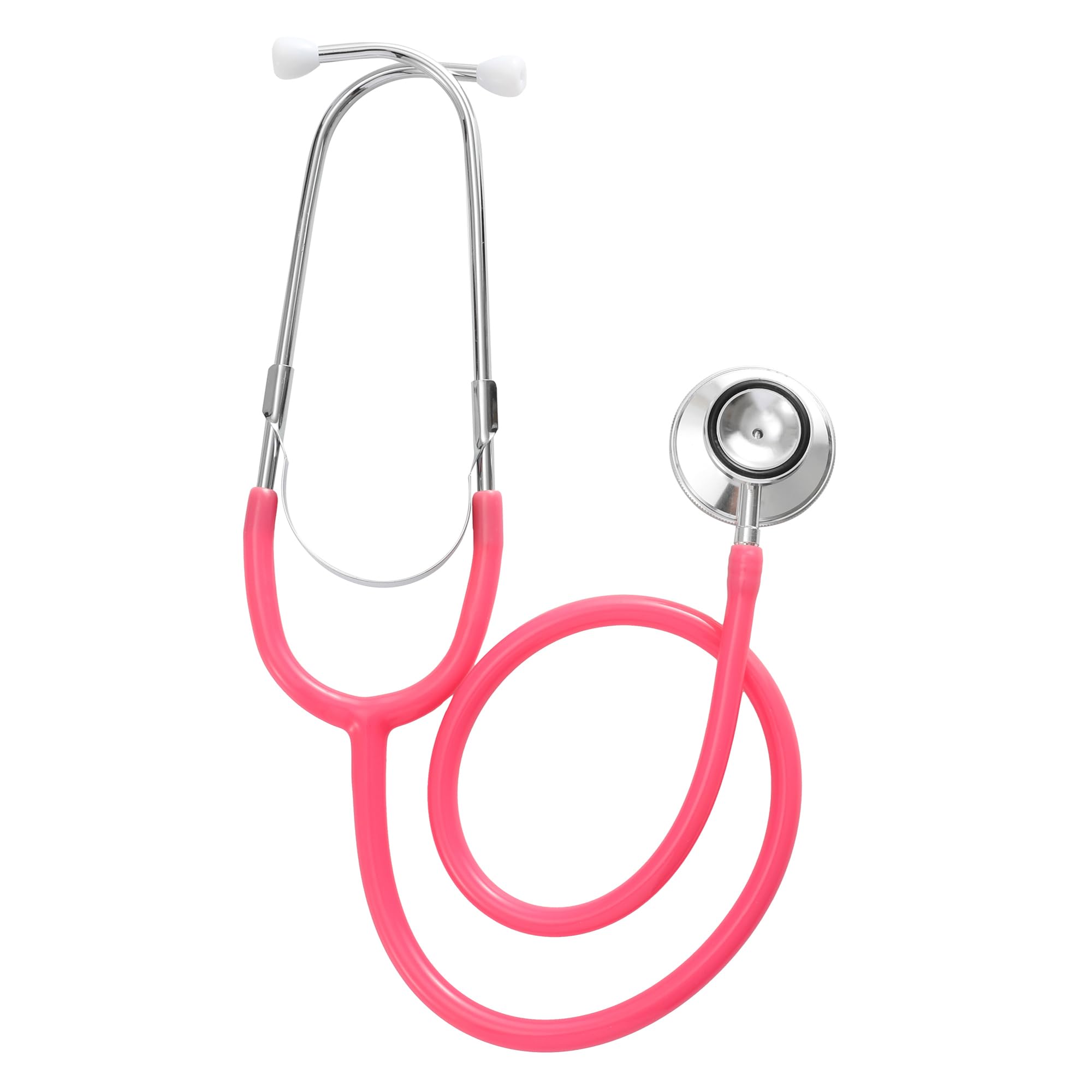 TRIXES Pink Stethoscope – Kids Toy & Halloween Fancy Dress Costume – Educational Childrens Toys Pretend to be a Vet, Dentist, Doctor & Nurse – Children Role Play Dressing Up Accessories Medical Outfit — image 1