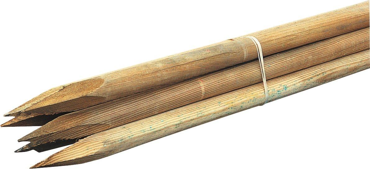 Baumpfahl 2 , 7x120cm Rundholz: Amazon.es: Hogar