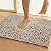 Vdomus Absorbent Microfiber Bath Mat Soft Shaggy Bathroom Mats Shower Rugs (Beige)
