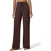 Willit Women's Wide Leg Pants Yoga Pants with Pockets High Waist Stretch Casual Lounge Comfy Pants 29" 31"