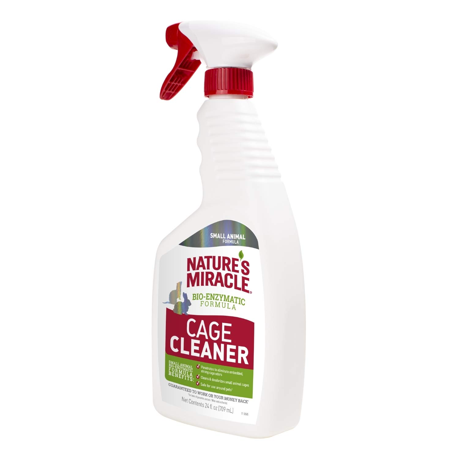 Nature’s Miracle Cage Cleaner 24 fl oz, Small Animal Formula, Cleans