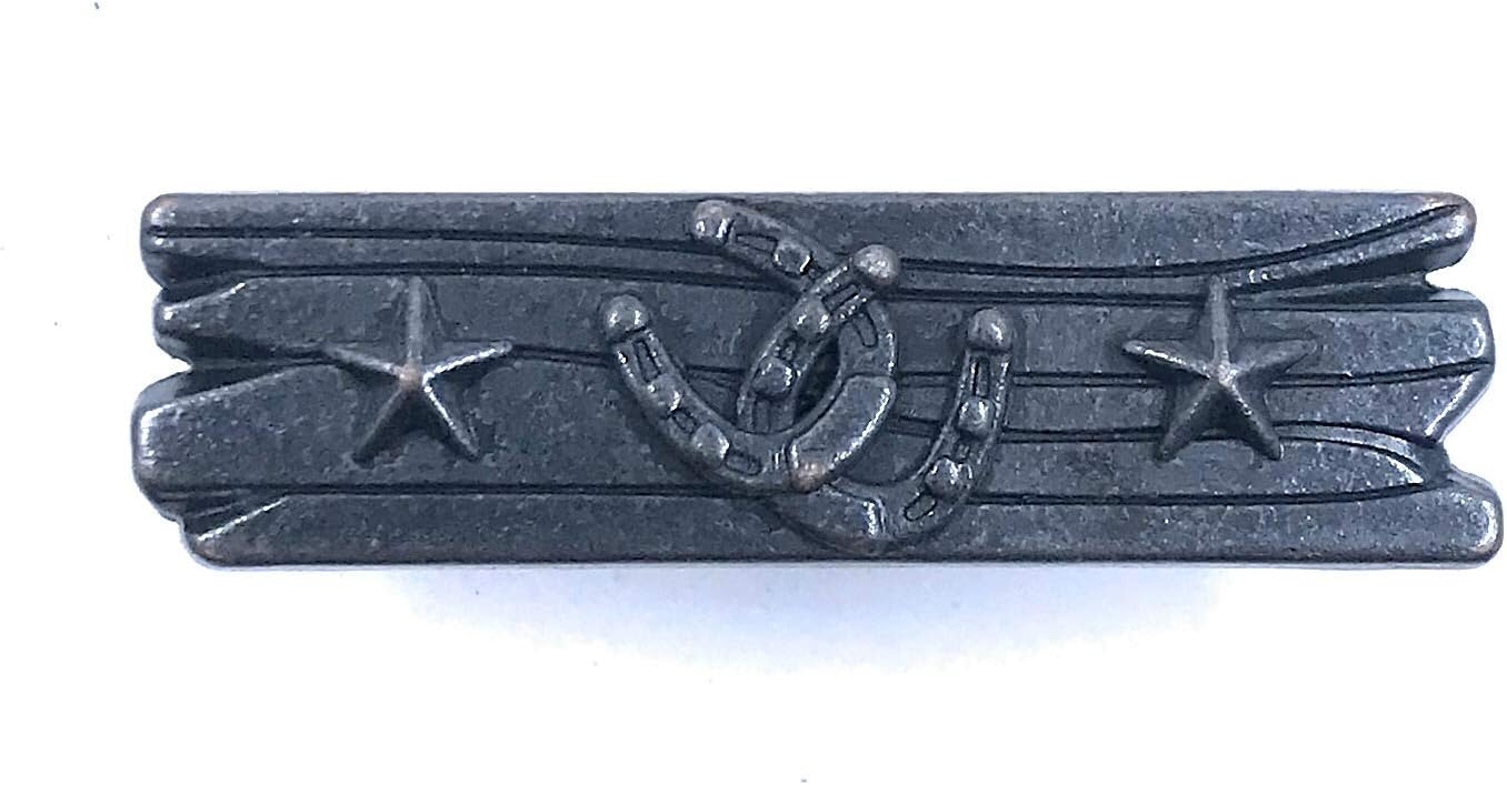 Horseshoes Stars Cabinet Knobs Set of 8 Oil Rubbed Bronze