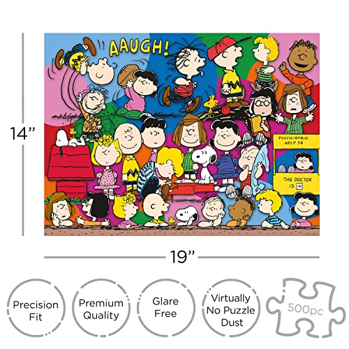 Aquarius Peanuts Gang Jigsaw Puzzle (500 Pieces), Collectibles, Glare