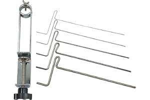 Multi-purpose Jewelry Craft Making Tools Durable Alloy Wire Coiling Tool Set, Wire Wrapping Set with Winding Rod in 5 Sizes