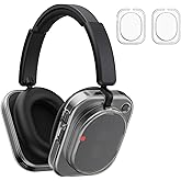 for Nothing Headphone (1) Shell Case Cover,Clear TPU Protective Cover Compatible with Nothing Headphone (1),Ultra-Thin Drop-Proof Shockproof Head Phone Ear Cup Case Cover (Clear)