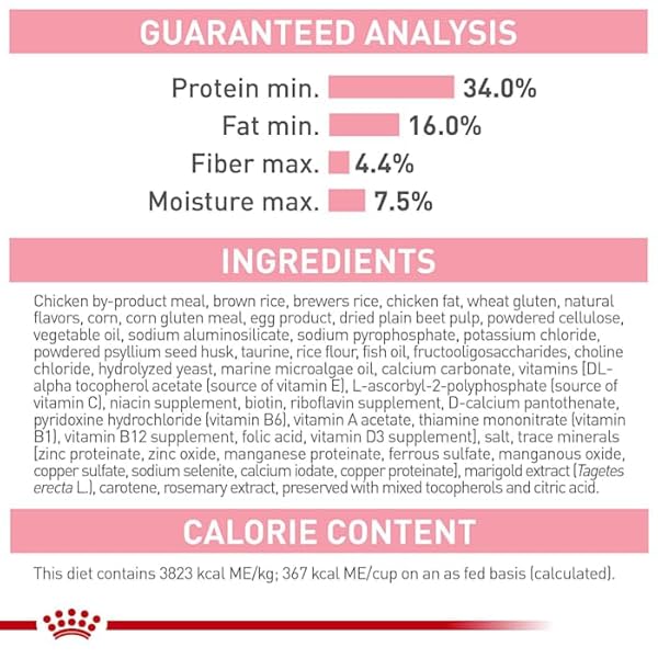 ROYAL CANIN FELINE HEALTH NUTRITION DRY KITTEN FOOD, SUPPORTS DIGESTIVE HEALTH, IMMUNE SUPPORT AND HEALTHY ENERGY, 3 LB BAG
