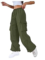 SweatyRocks Women's Drawstring Elastic Waist Loose