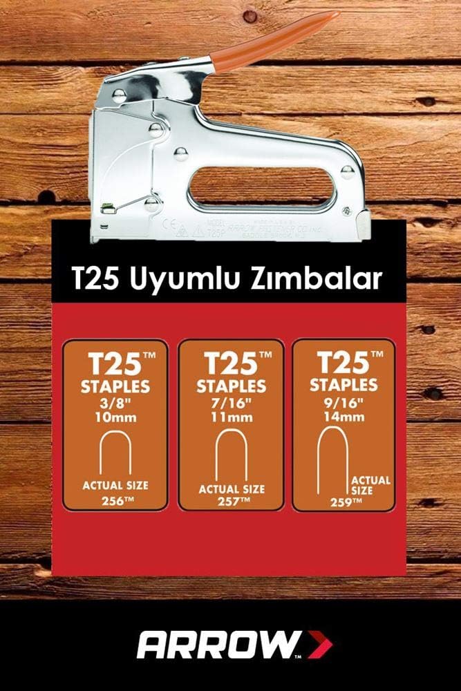 Arrow Fastener T25 Low Voltage Wire Staple Gun, Fits up to 1/4-Inch Wires: Home Improvement