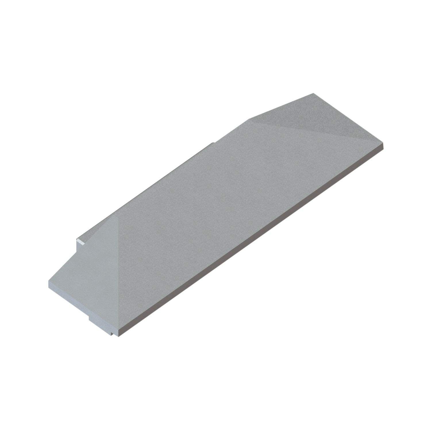 End Cap mounting Profile CT000E-A, anodised Aluminium.