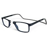 Clic Magnetic Reading Glasses - Barat (S-XL) - Soft Headband | Neck Hanging Readers, Front Connect Design, Adjustable Temples, Secure Fit, Folds for Compact Storage