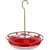 Aspects HummZinger HighView 12 Oz Hanging Hummingbird Feeder - 429, Red
