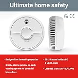 FireAngel SB1-R Smoke Alarm 2 Pack Toast Proof Optical 9V Battery view 3