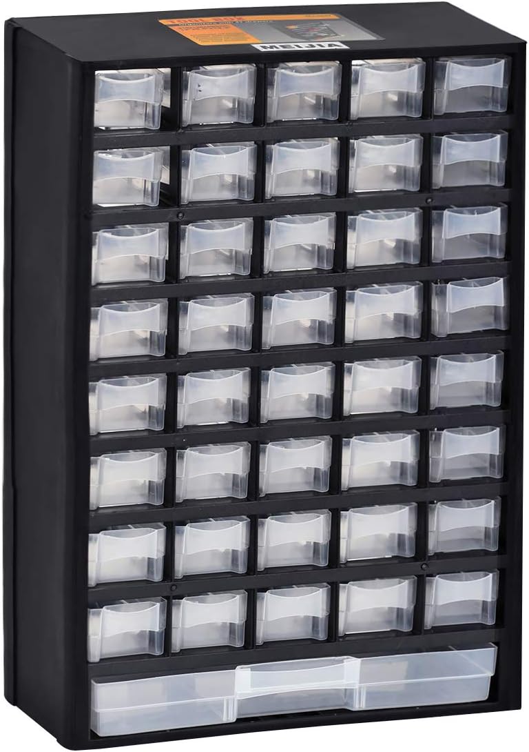 cabinet wall units on Amazon Com Meijia Wall Mounted Hardware And Craft Storage Cabinet Drawer Organizer Tool Cabinet With Drawers Black And White 12 Kitchen Dining