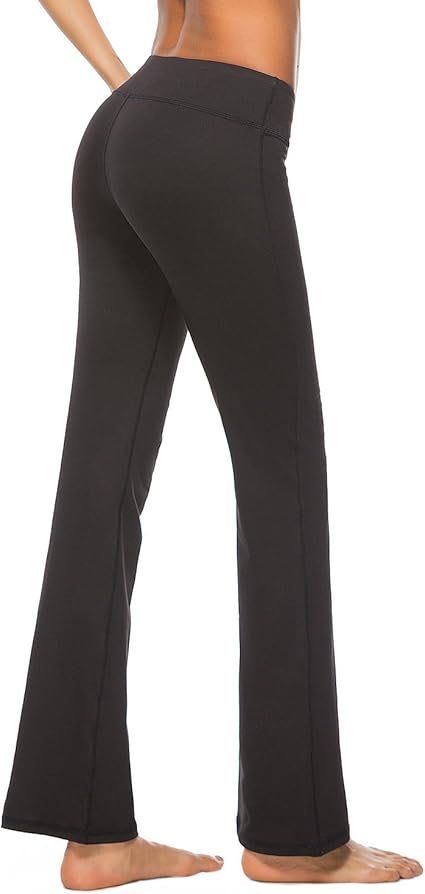 flare yoga pants with pockets