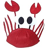 LKQBBSZ Halloween Hat Cartoon Crab Lobster Animal Costume Party Hat Photo Prop Masquerade
