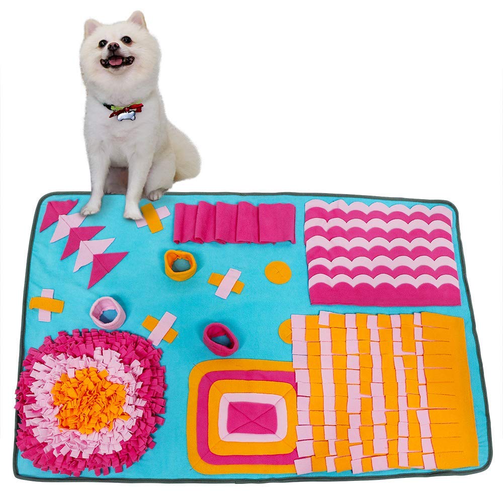 Redlution Dog Car Seat Bed, Indoor Sofa Cushion Cover Couch Lounge Multipurpose for Dog Cats and Other Small Pets (Blue L)