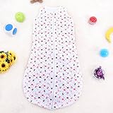 ilovebaby Sleeping Sack 90cm Length 100% Cotton Anti Kick Elephant Graphics Large for Baby (Pink)