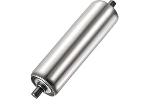 ARRCCHOLIY Conveyor Roller 2" Diameter 6" Length, Heavy Duty Stainless Steel Gravity Transmission Replacement Part for Rollers Conveyor, Logistics Warehouses, Woodworking Table, Kayak, Dock