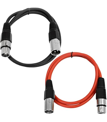 3-Pack 10 Inch S-Shaped Instrument Patch Cables - Mogami 2524 Wire With Gold Plated Pancake Connectors