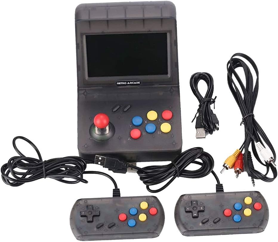 gazechimp 4.3inch Retro Arcade A8 Gaming Console Machine Built-in 3000 Classic Games 16G