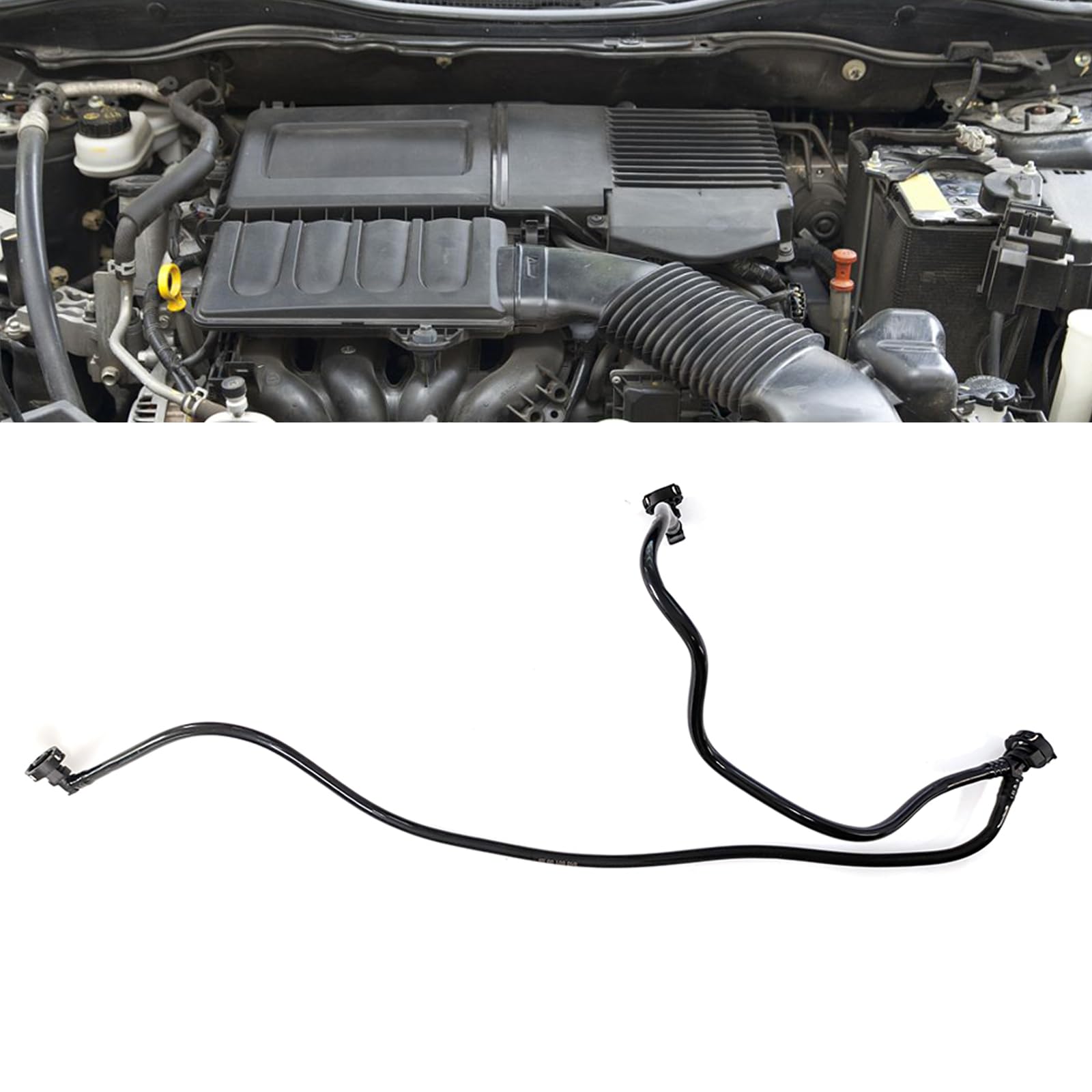 Photo 1 of Bomunik 2465010325 Radiator Overflow Hose Vent Line 2012-2023 For Benz CLA250 GLA45 AMG W176 W246 B200 C117 Replace # 2465010325 0011029588 54SKV439 V304233 19748101