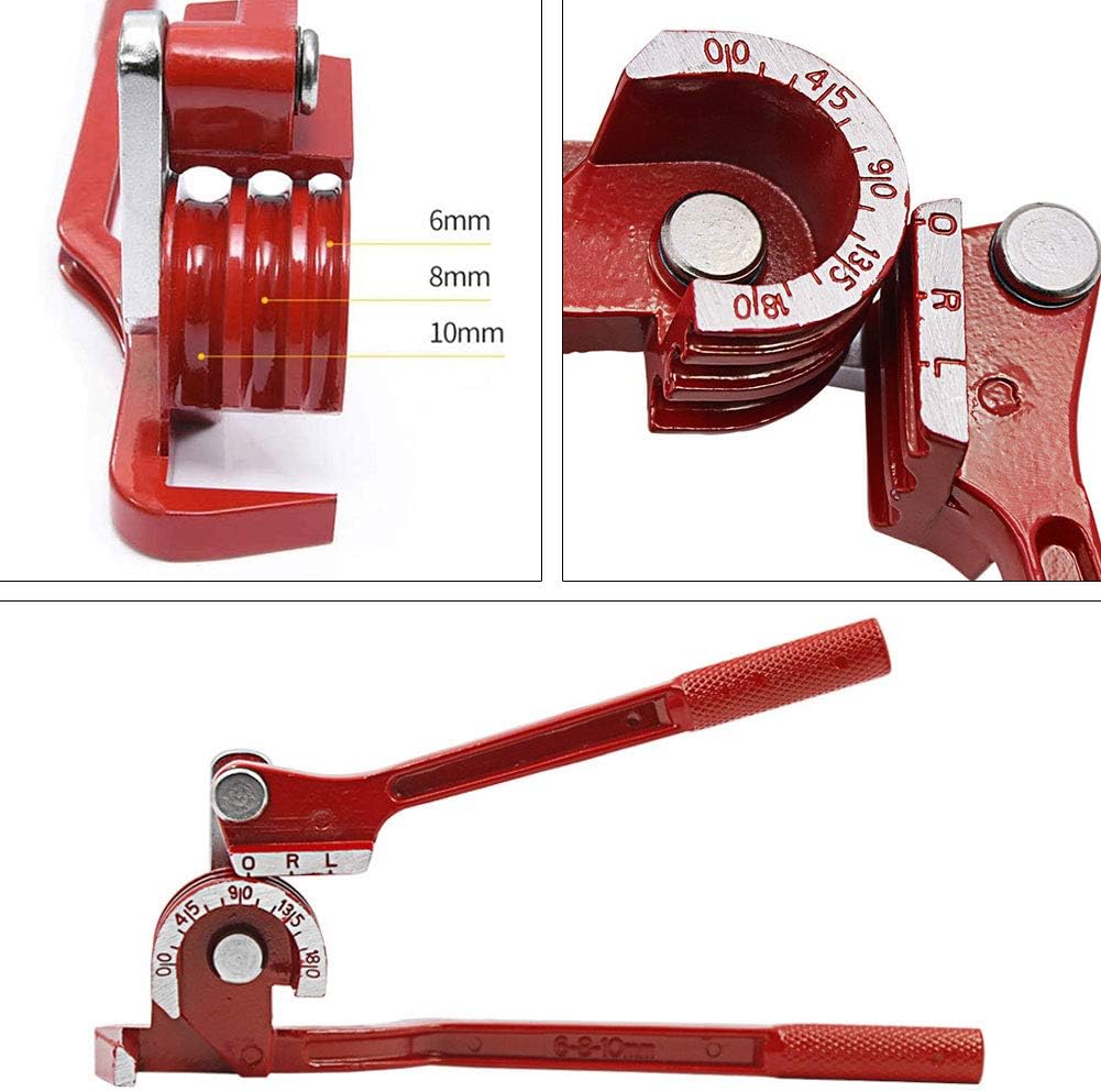 3 in 1Manual Pipe Bender， Metal Copper tubing Bender 1/4" 5/16" 3/8