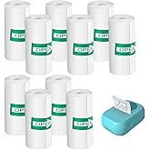 10 Rolls Sticker Maker Refill Compatible with Hello Blink,2.2 X 0.98 Inch,White Adhesive Stickers Compatible with Hello Blink,Thermal Paper for Most Kids Instant Camera