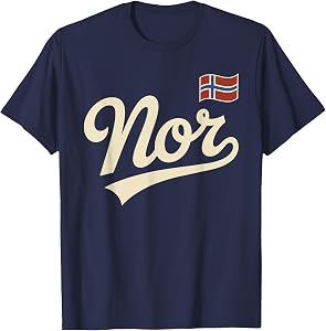 Norway Vintage Script Fan T-Shirt