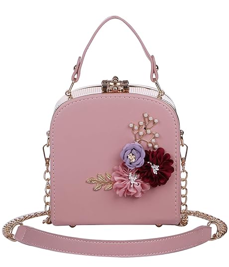 Amazon エンジェルムーン ミニバッグ 斜めがけ レディース 花