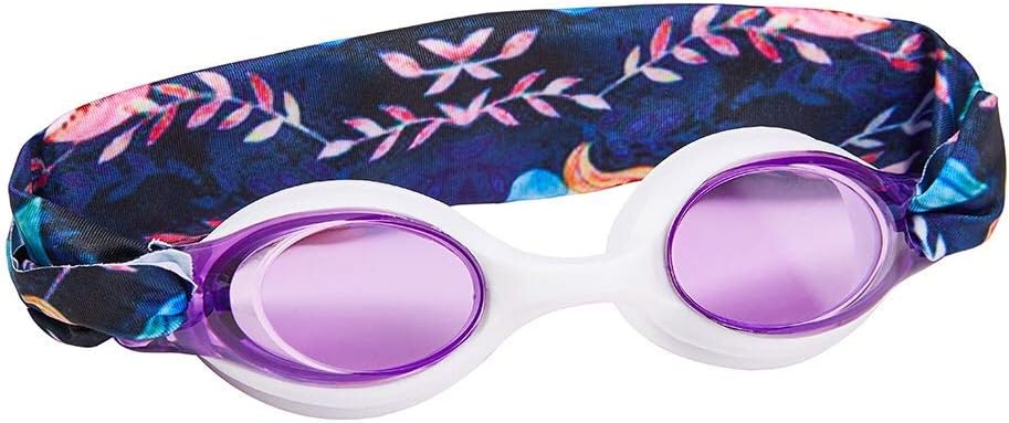 purple swimming goggles