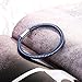Mens Bracelet Stainless Steel - Braided Leather Bracelet For Men with Magnetic Clasp 8.27